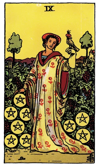 星币九 9 of Pentacles