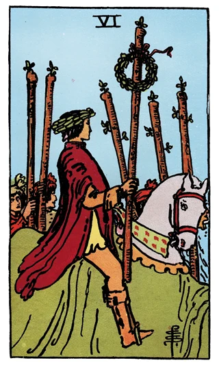 权杖六 6 of Wands